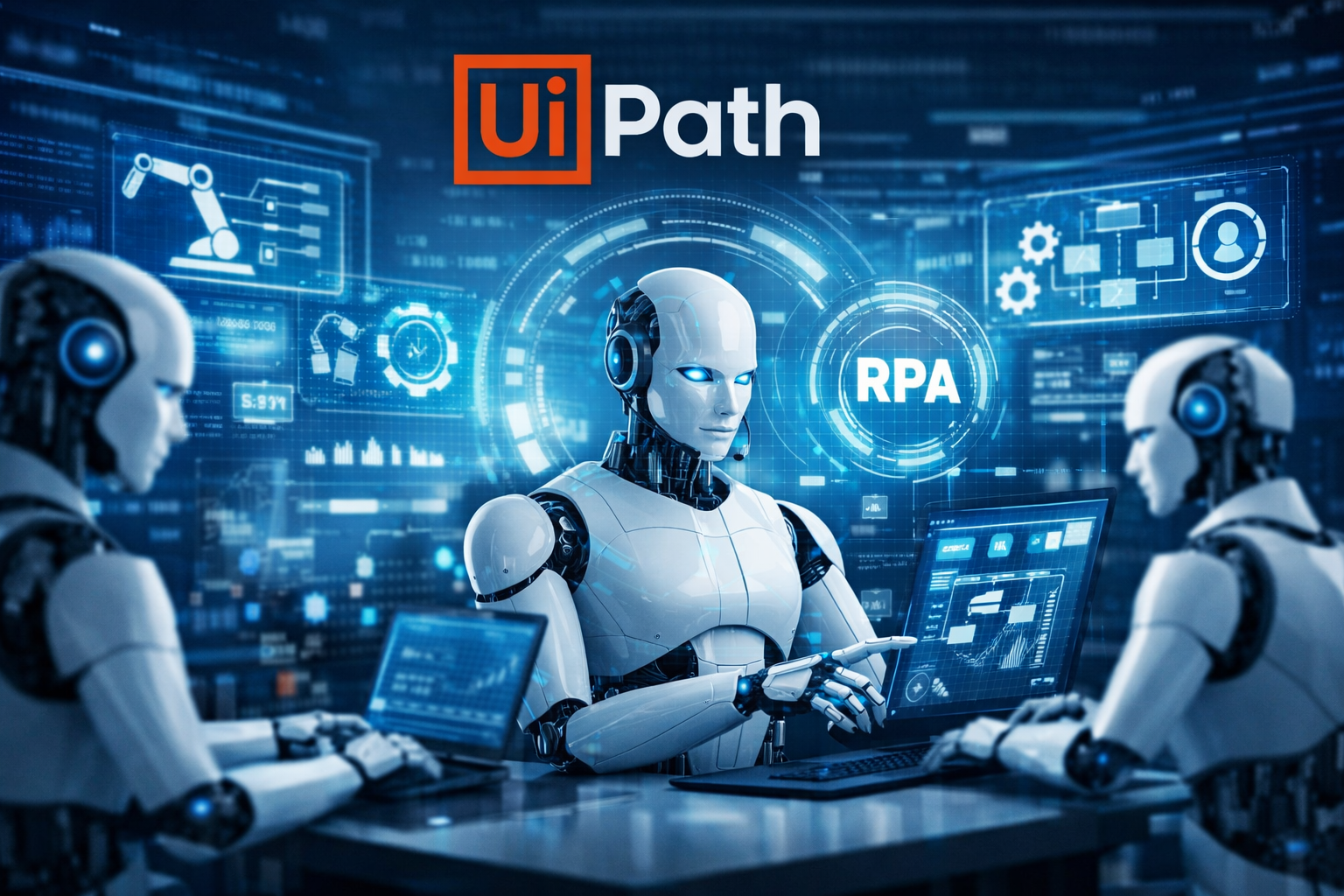 Robots en acción con tecnología UiPath